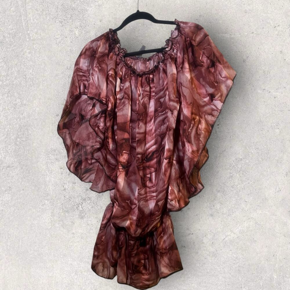 Arsara Rose Colored One Size Swim Cover Up